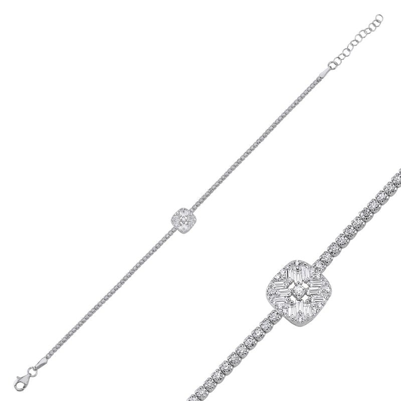 Tennis Baguette Monchi CZ Bracelet