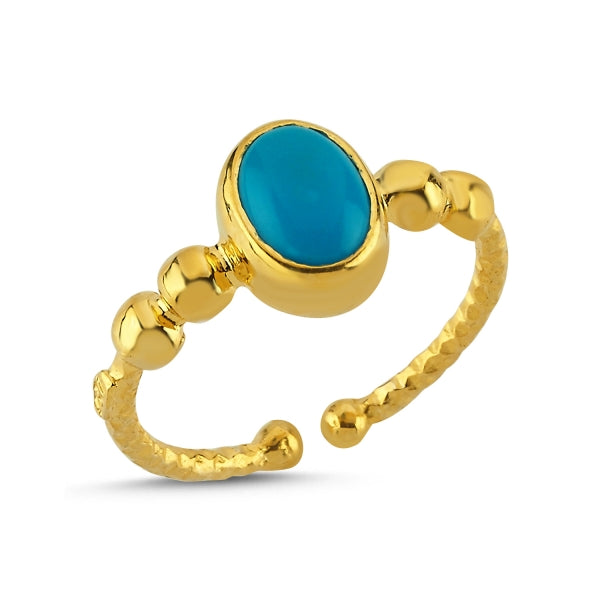 Turquoise Emerald Ring