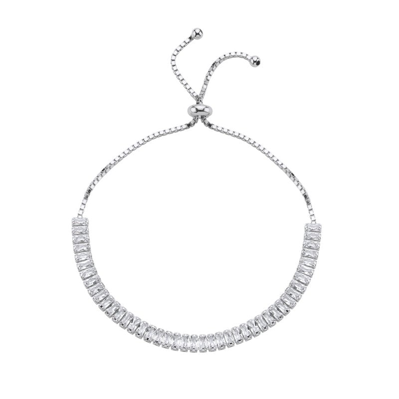 Baguette CZ & Tennis Adjustable Sliding Armkette