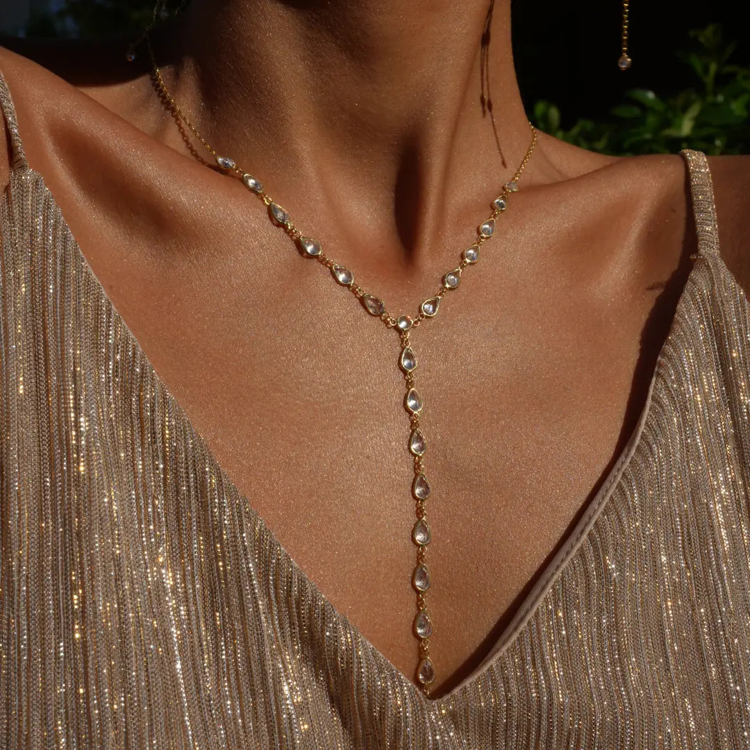 Teardrop Y Kette