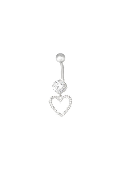 Bauchnabel Piercing Heart