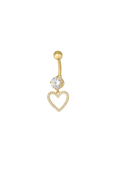 Bauchnabel Piercing Heart