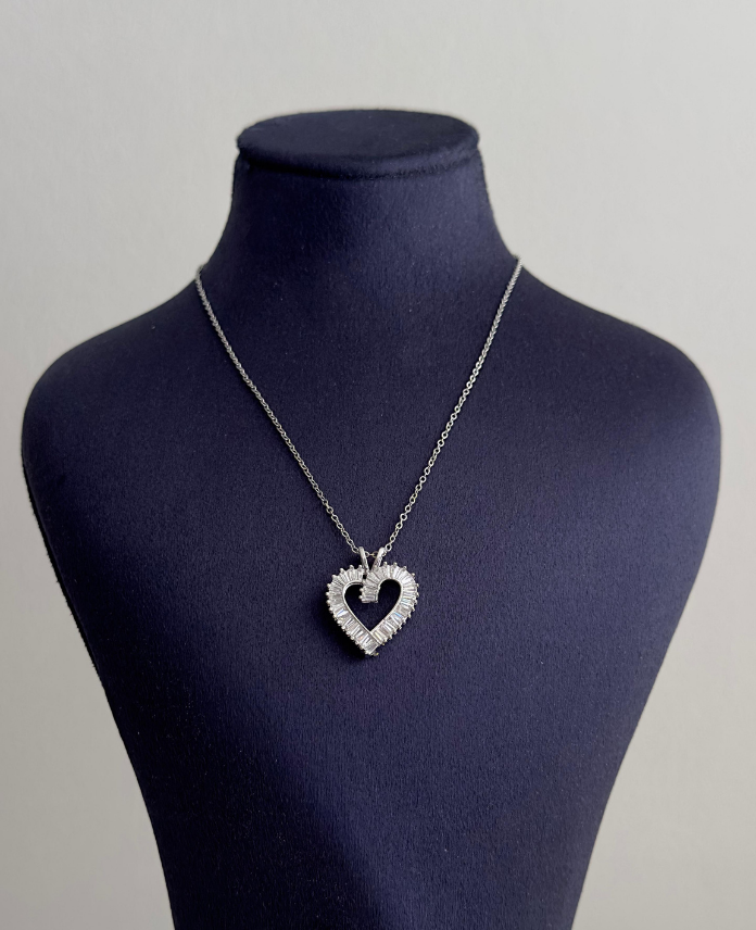 Heart Baguette Kette