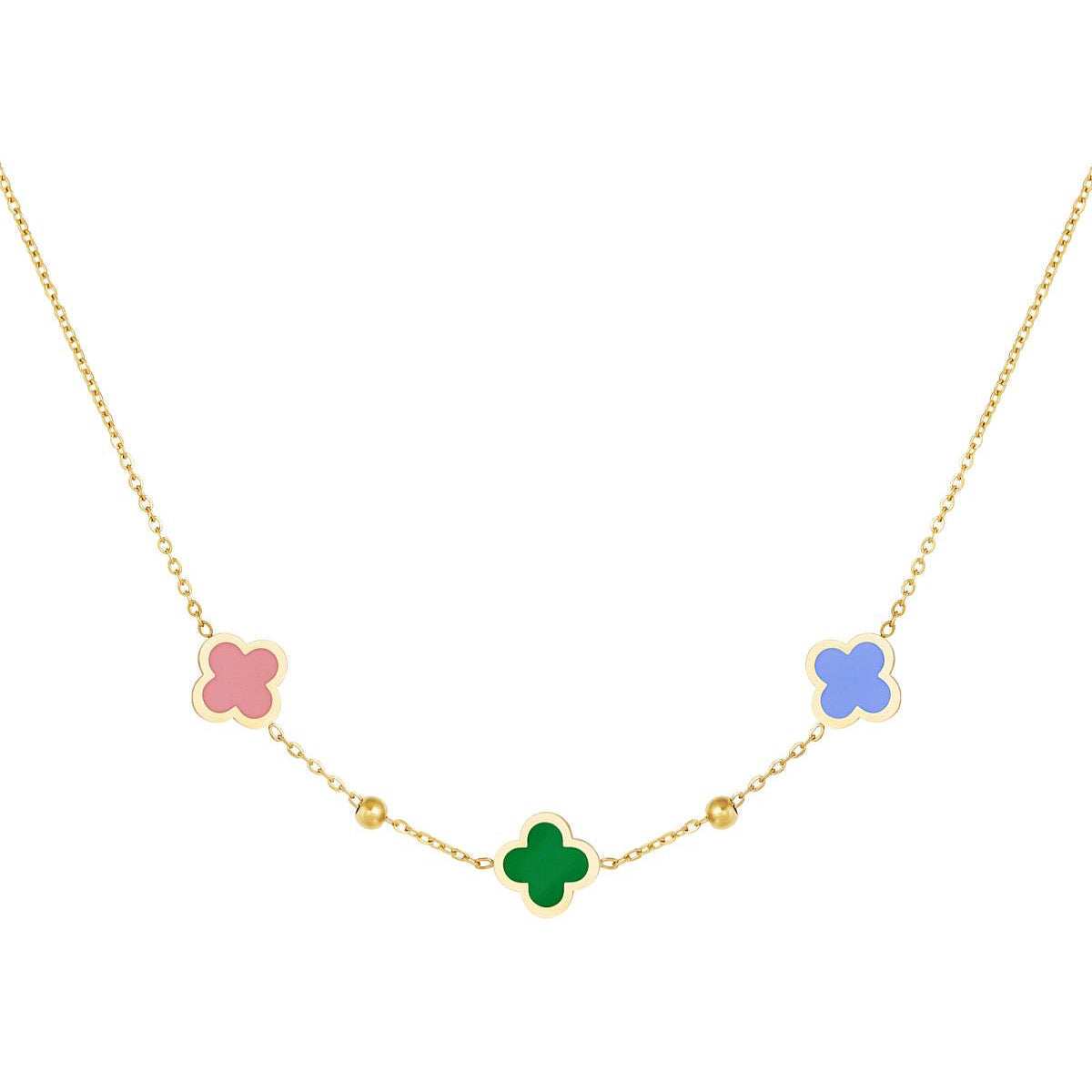 Kleeblatt Color Necklace