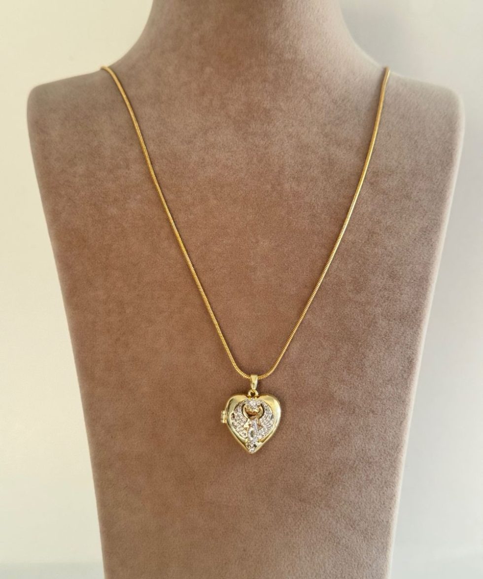 Alya Anka Heart Halskette