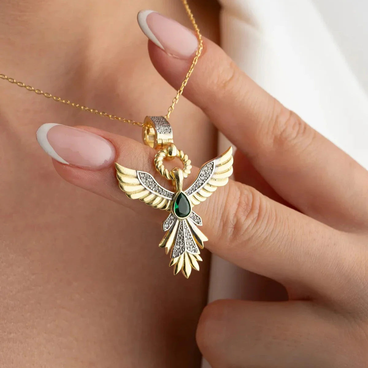 Anka Green Zurkonia Necklace