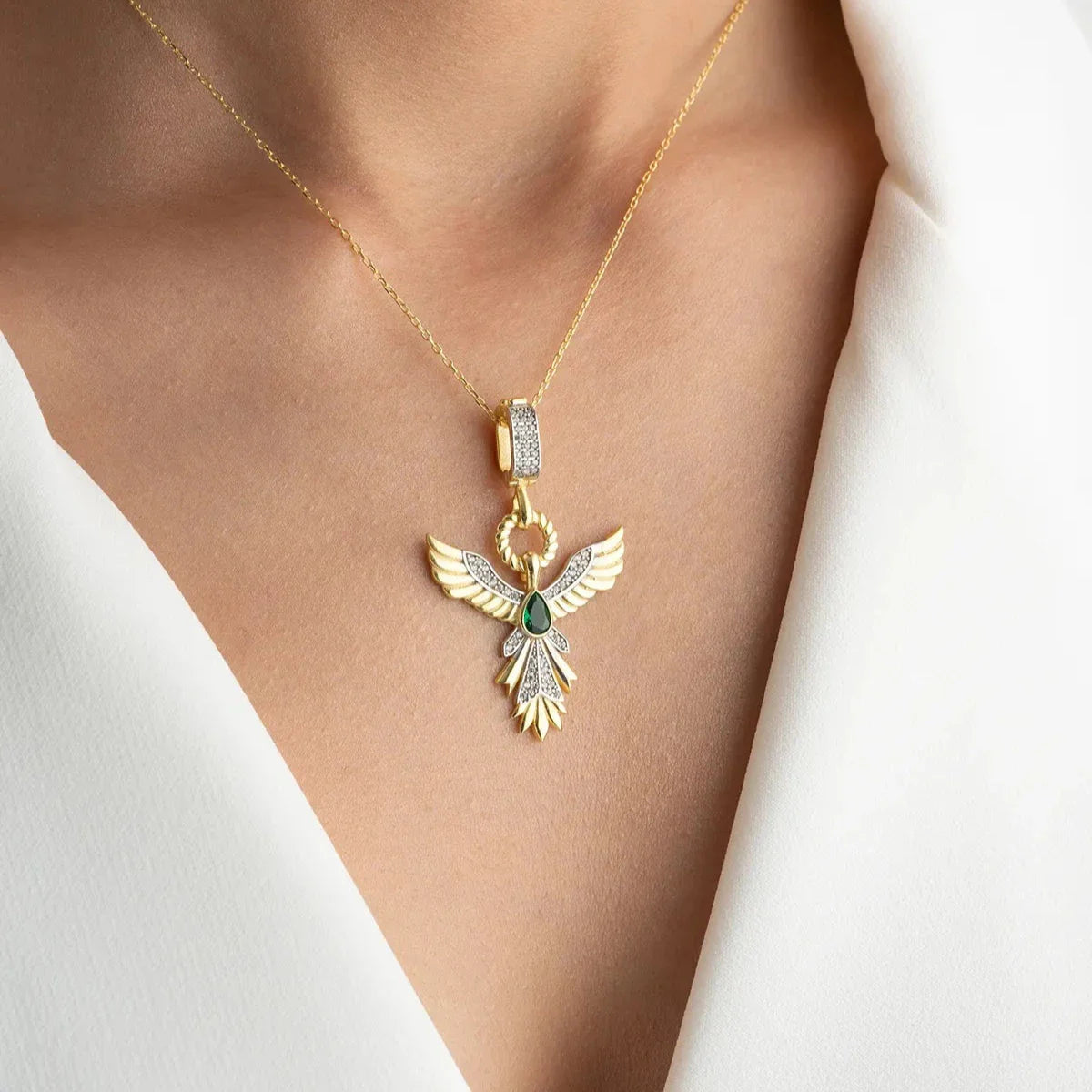 Anka Green Zurkonia Necklace