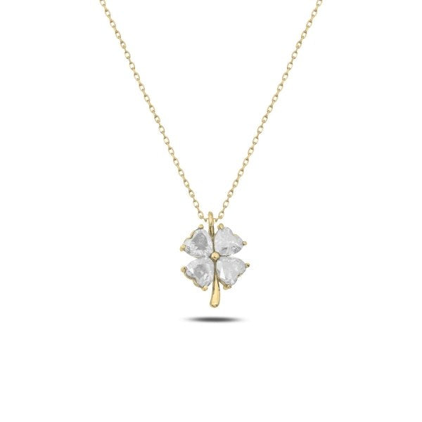 Clover Zirkonia Necklace