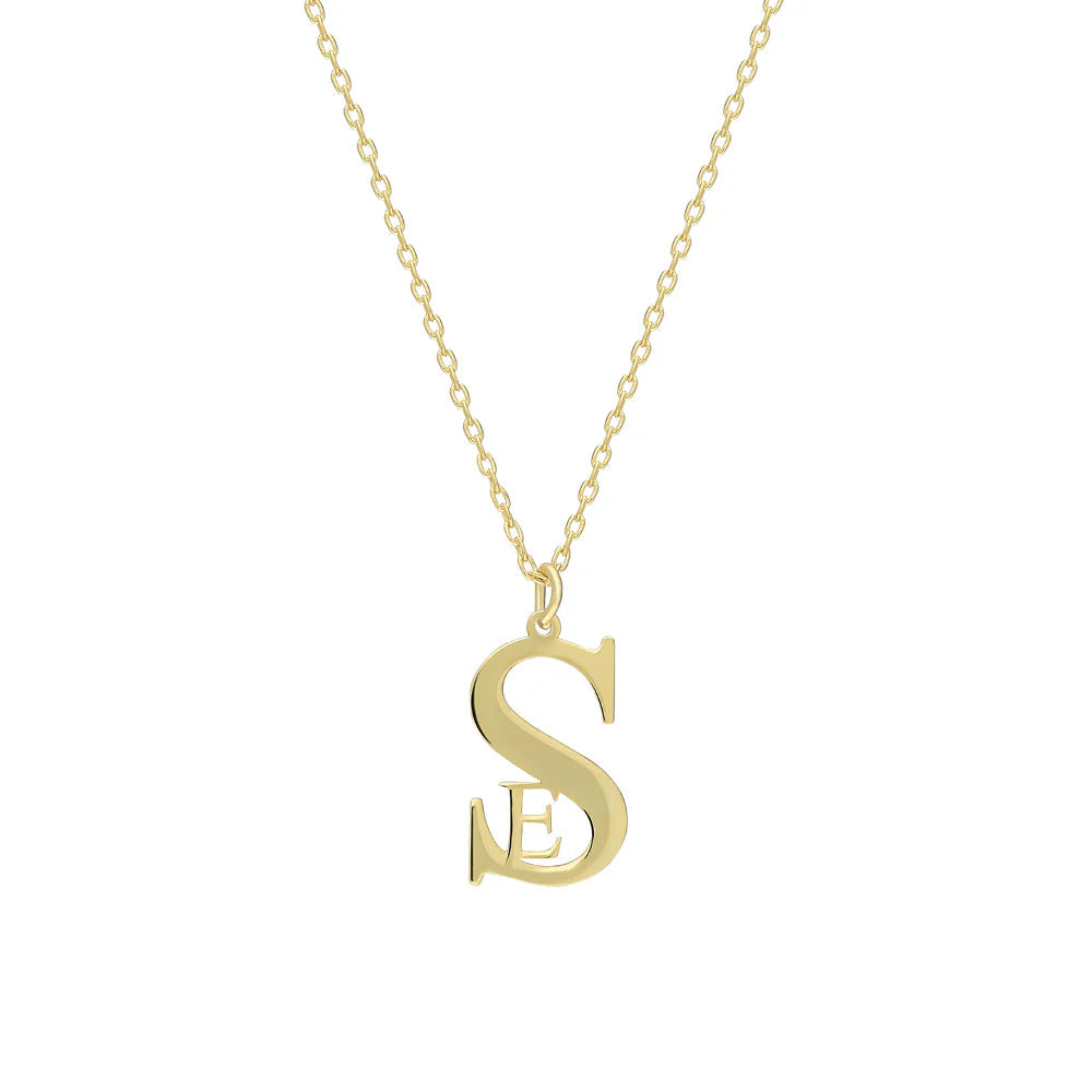 Duo Initialen Necklace