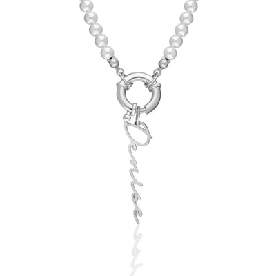 PEARL CHAIN SIGNATUR NAMENSKETTE