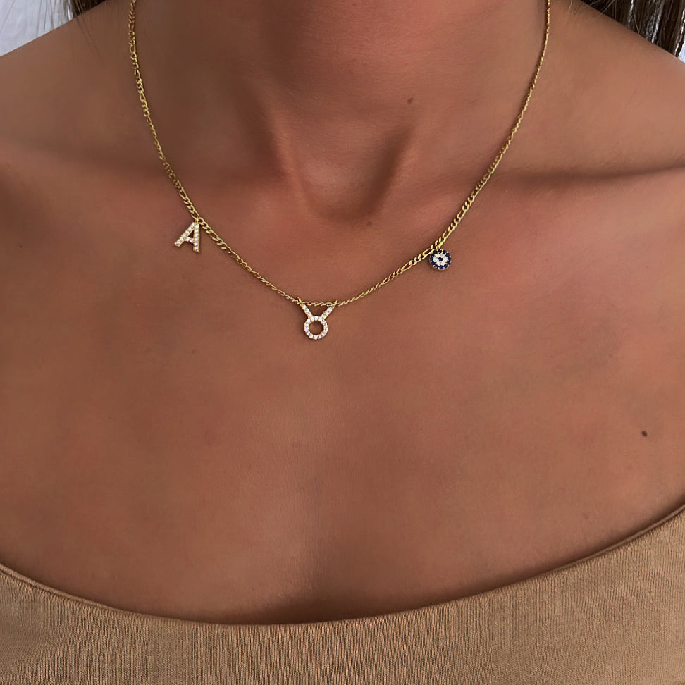 Initialen Sternzeichen Necklace