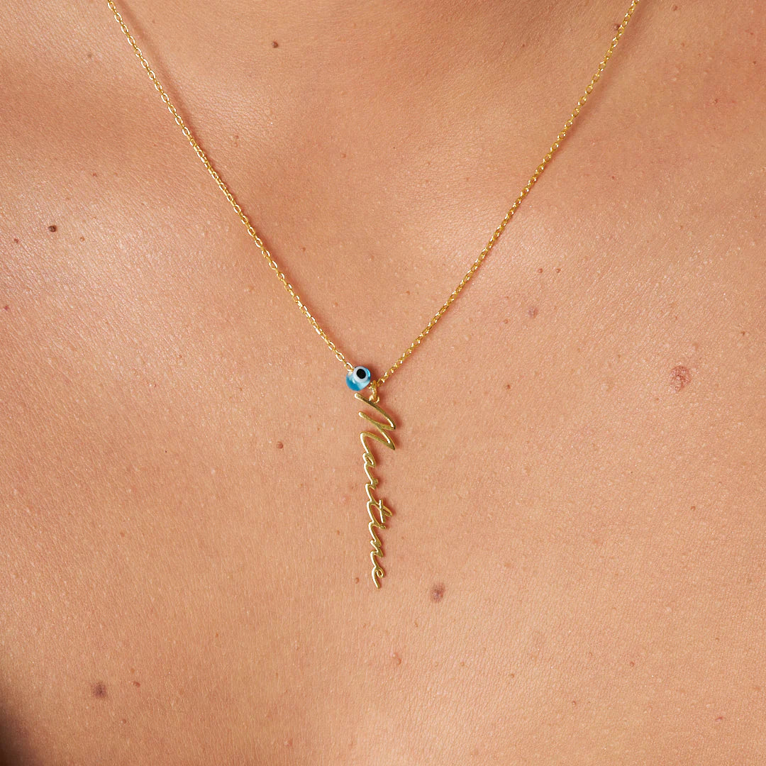 SENKRECHTE NAMENSKETTE MIT NAZAR - SCHRIFTART NOTERA