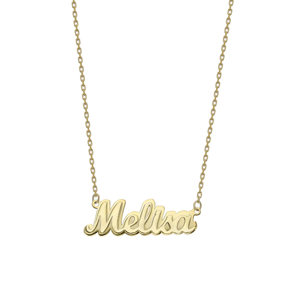 GLITTERY NAME NECKLACE