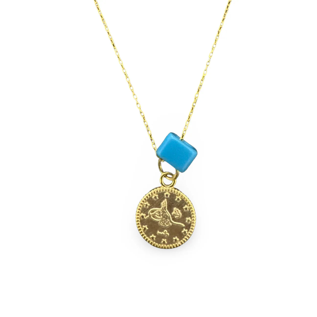 Reşat Kette mit blauer Stein