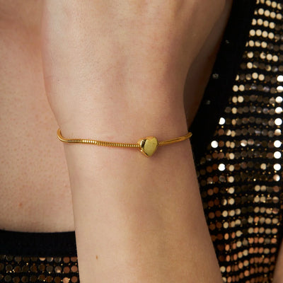 Tondo Kettenarmband mit Herz
