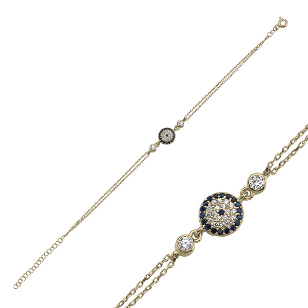 Nazar Twin Chain Bracelet