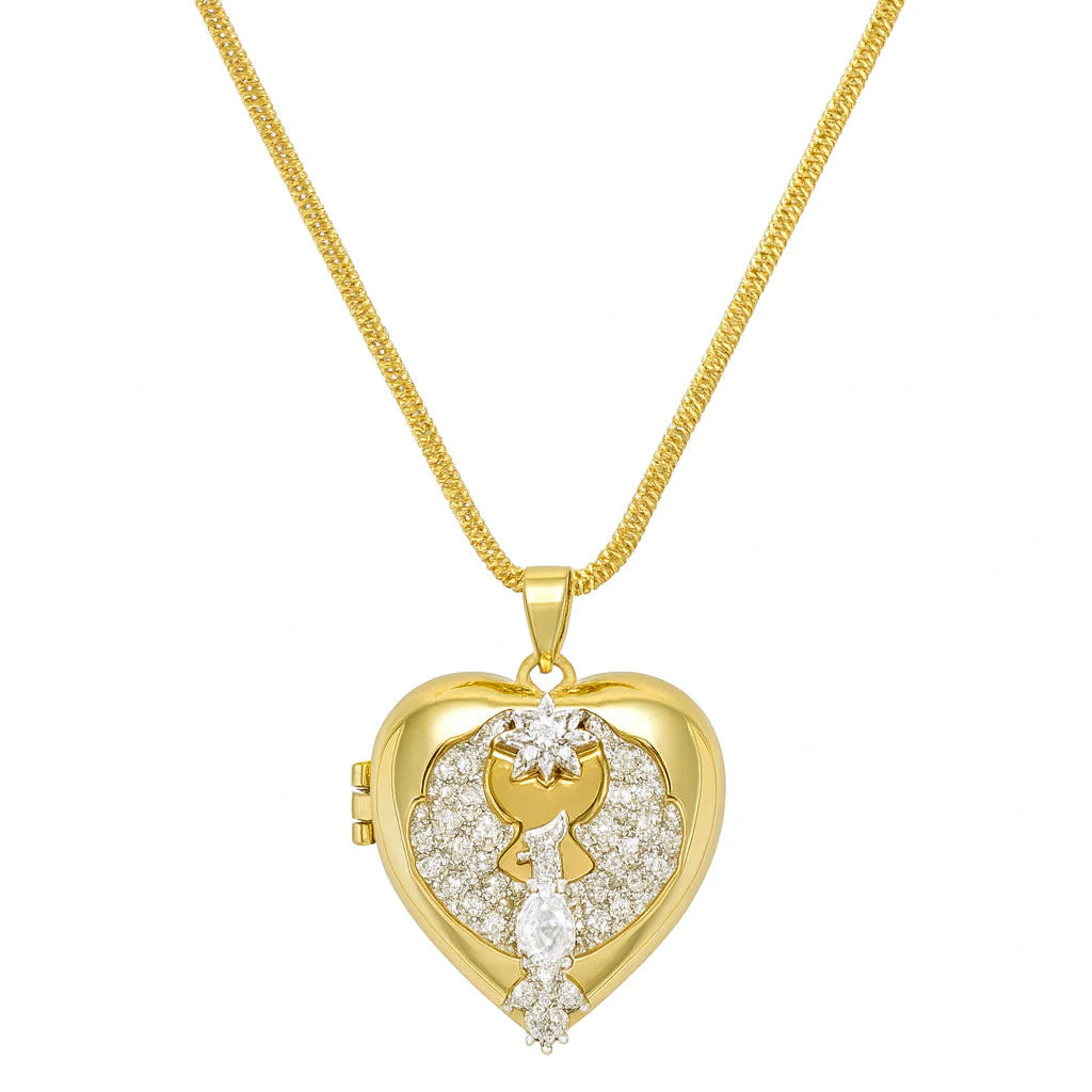 Alya Anka Heart Halskette