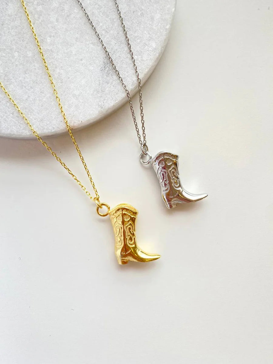 BOOT NECKLACE - 925 SILBER