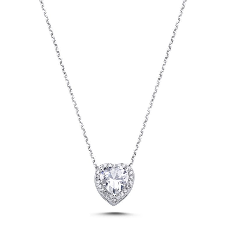 Heart Solitaire Necklace