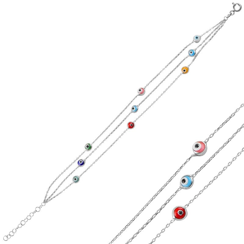 Eye 3 Line Bracelet