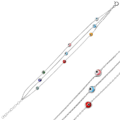Eye 3 Line Bracelet