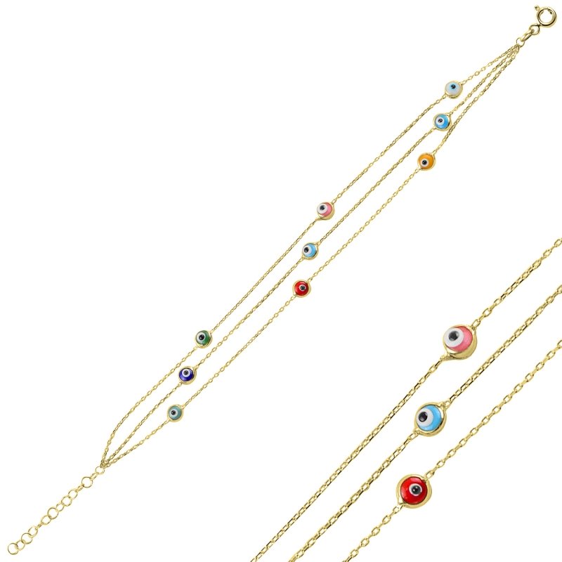 Eye 3 Line Bracelet
