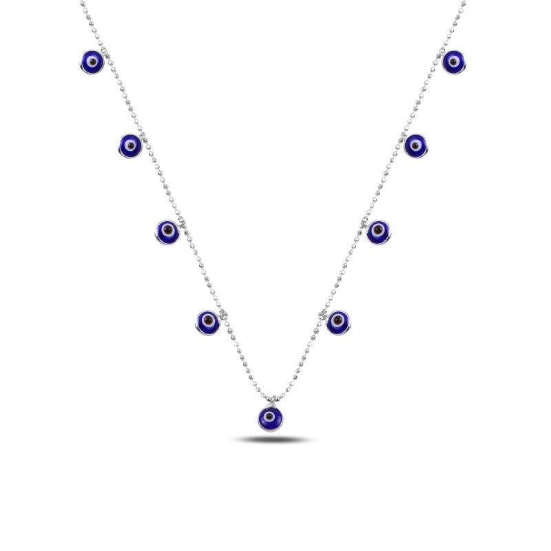 Eye Blue Charm Necklace