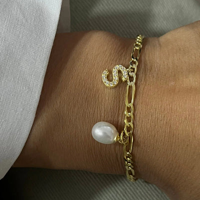PEARL BUCHSTABEN ARMKETTE