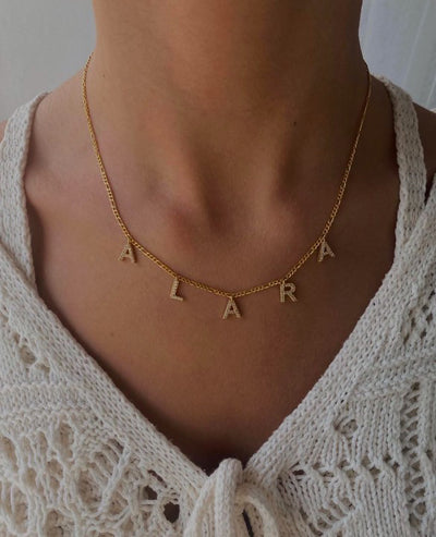 Chocker Zirkonia Namenskette