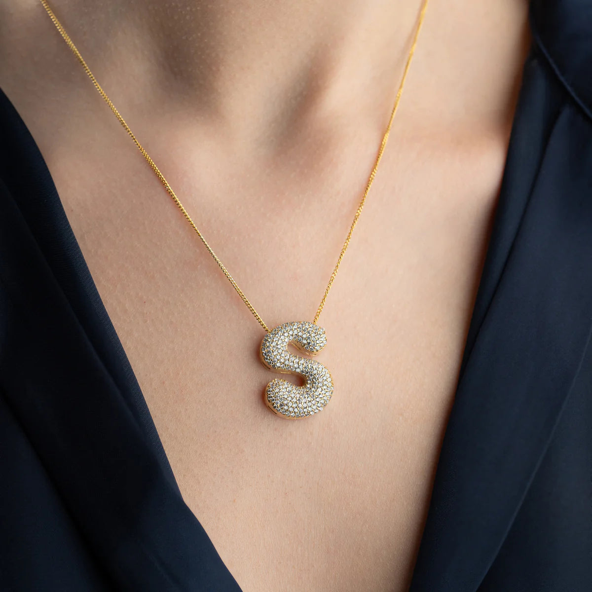 Icon iced Buchstaben Kette