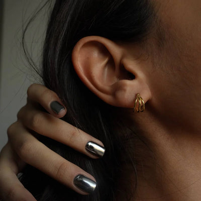 TRIO OHRRINGE | 925 SILBER