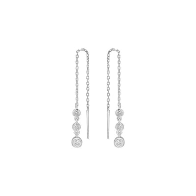 FIONA HÄNGEND ZIRKONIA OHRRING | 925 SILBER