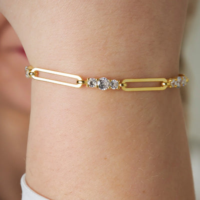 Izzy Zırkonıa Kettenarmband