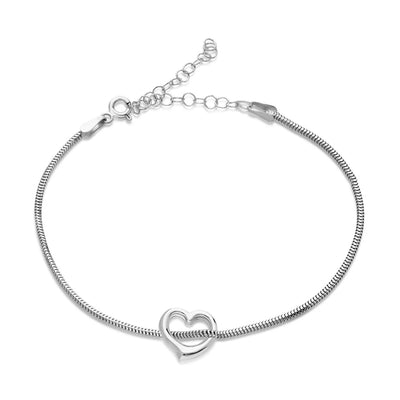 gebogenes herz armband
