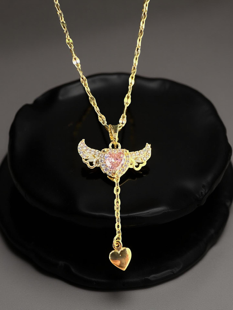 Flügel Rosa Kette