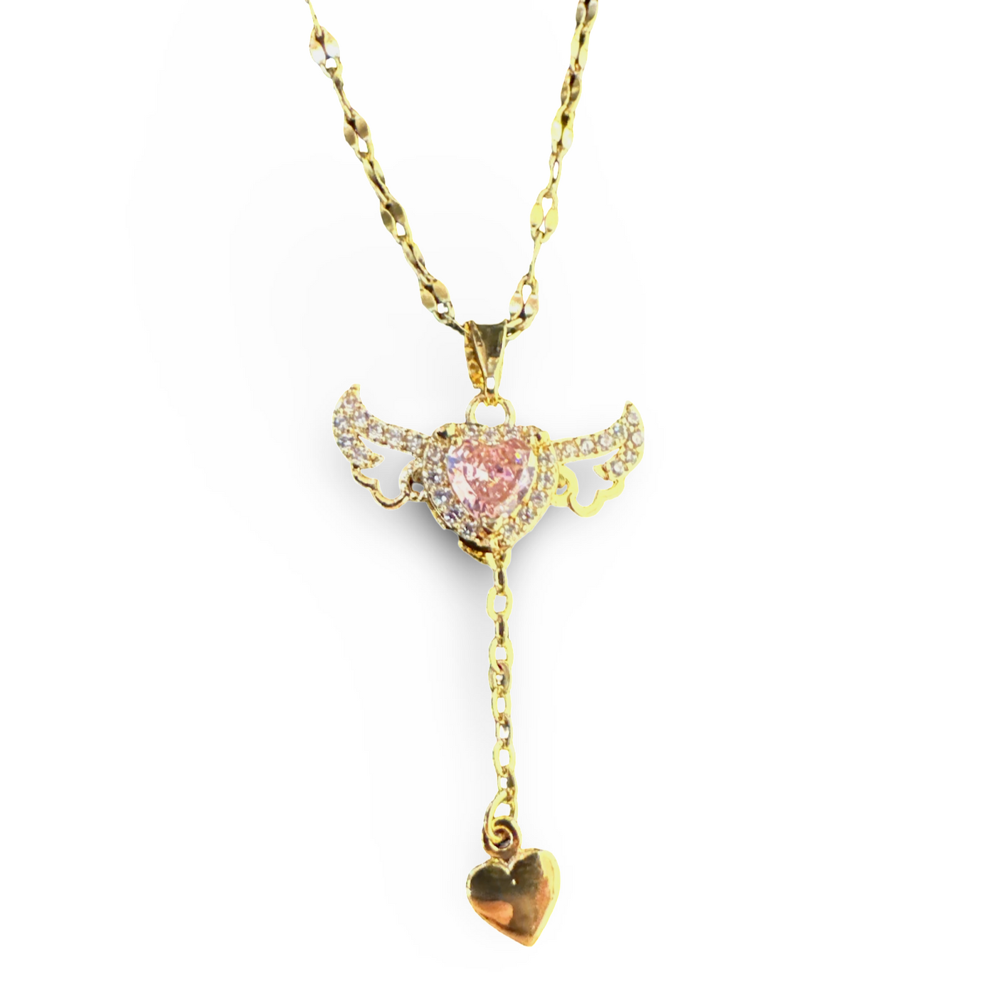 Flügel Rosa Kette