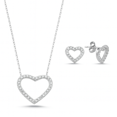 Heart Zirkonia Set