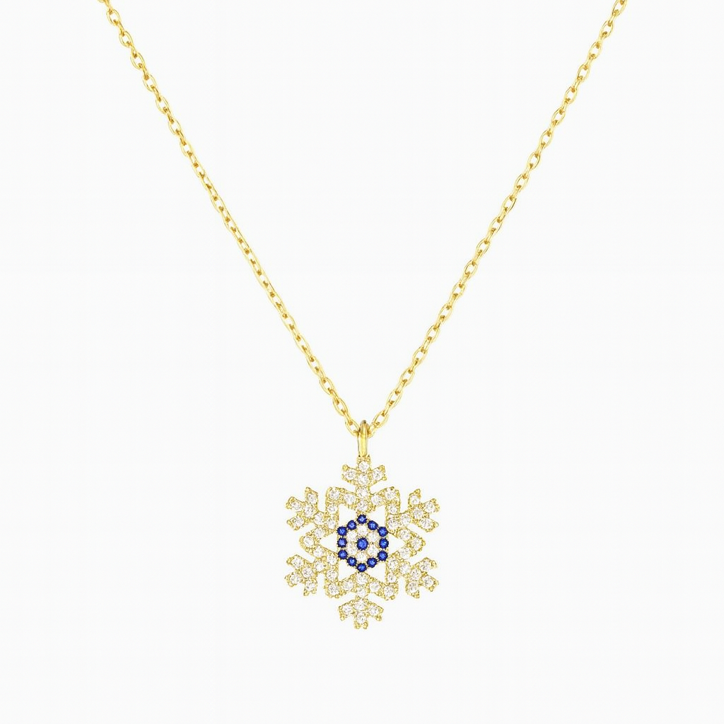 Nazar Snow Necklace