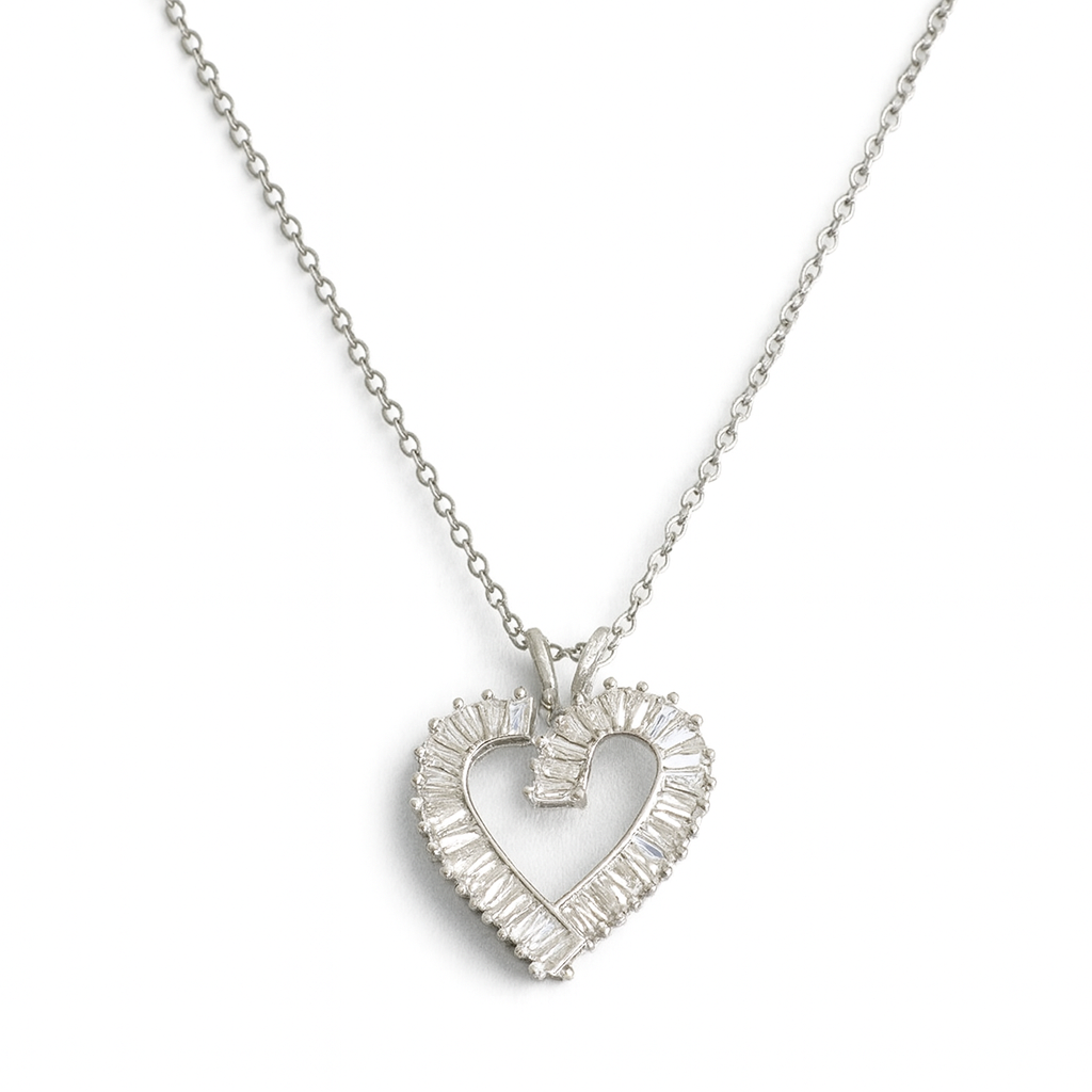 Heart Baguette Kette