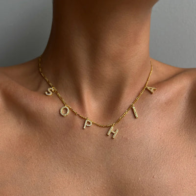 Chocker Zirkonia Namenskette