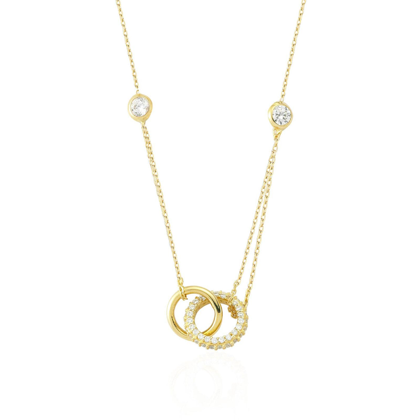 Zweier Chain Zirkonia Necklace
