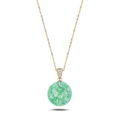 Green Ball Necklace