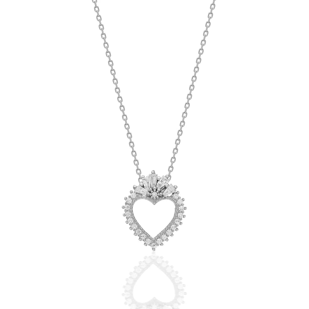 Queen Heart Halskette – 925 SILBER