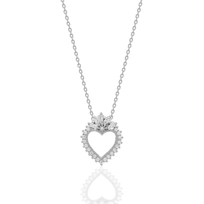 Queen Heart Halskette – 925 SILBER