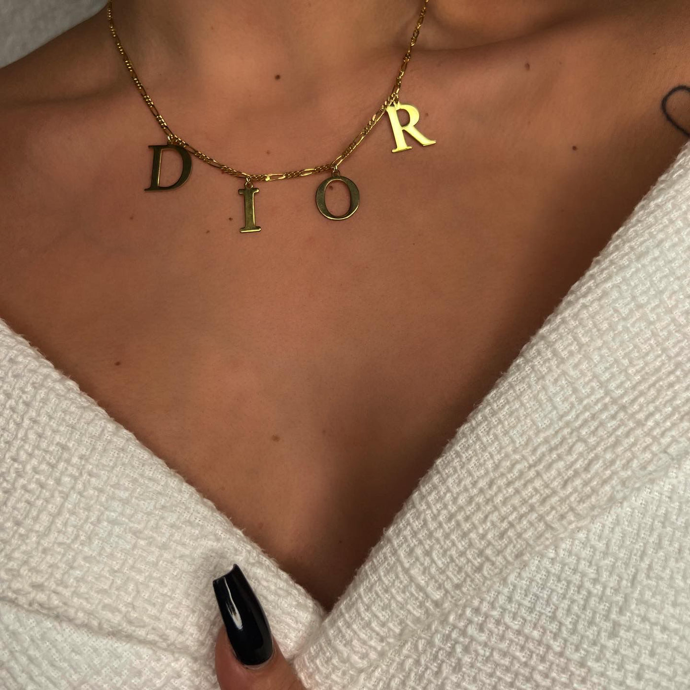 D x Chain Necklace